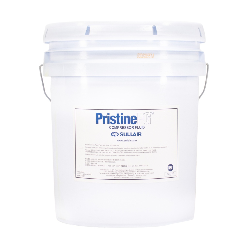LUBRICANTE GRADO ALIMENTICIO PRISTINE FG  (05 GLS) 