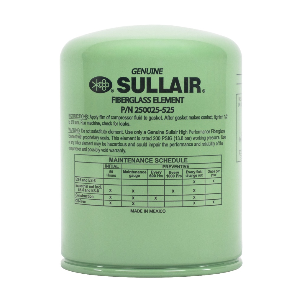 ELE.FIL.ACEITE S10,25,32V,250,375,VS20,VS25  